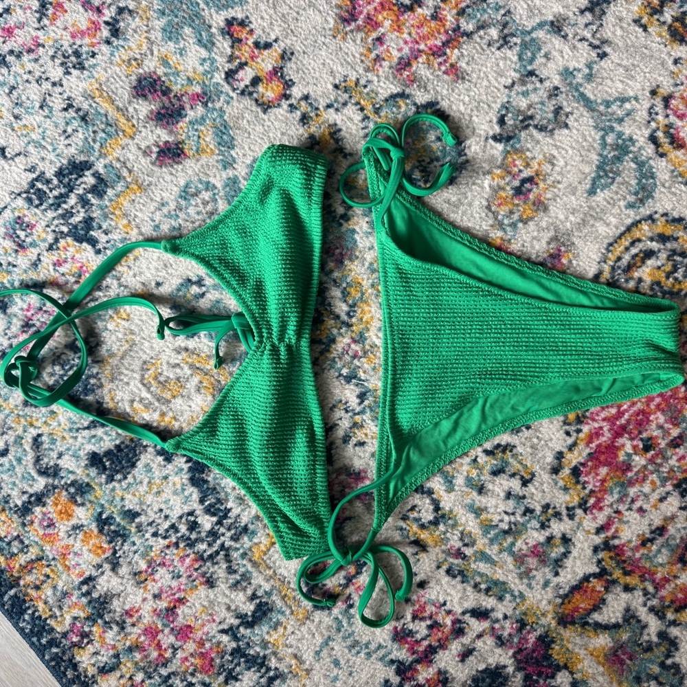 Aerie Green Bikini Set